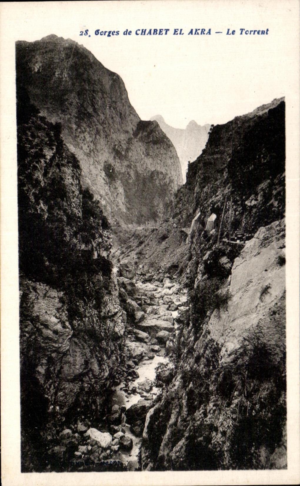 CPA Gorges de Chabet Et Akra Le Torrent