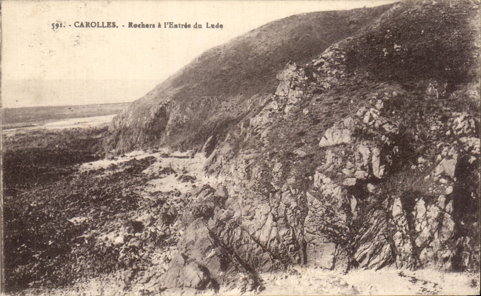 CPA Carolles Rochers a l Entree du Lude