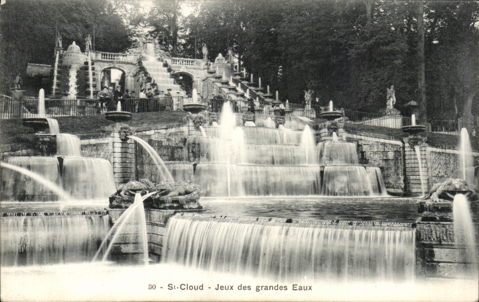 CPA Saint Cloud Jeux des grandes Eaux