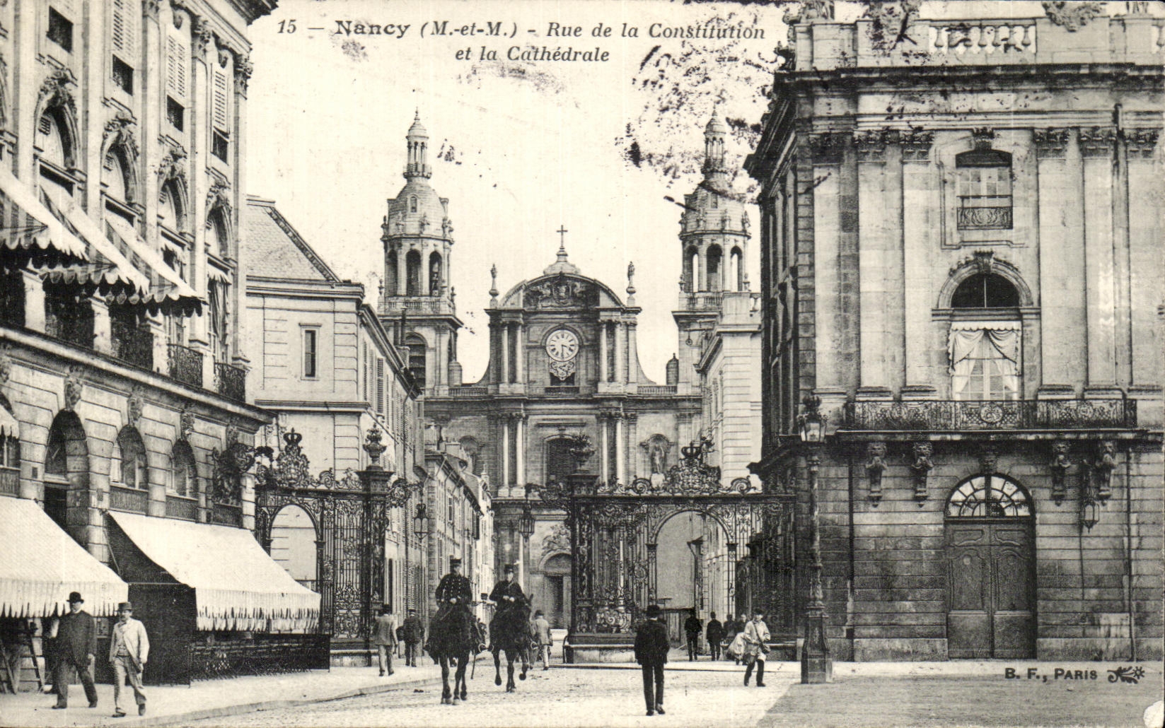 CPA Nancy Rue de la Constitution et la Cathedrale