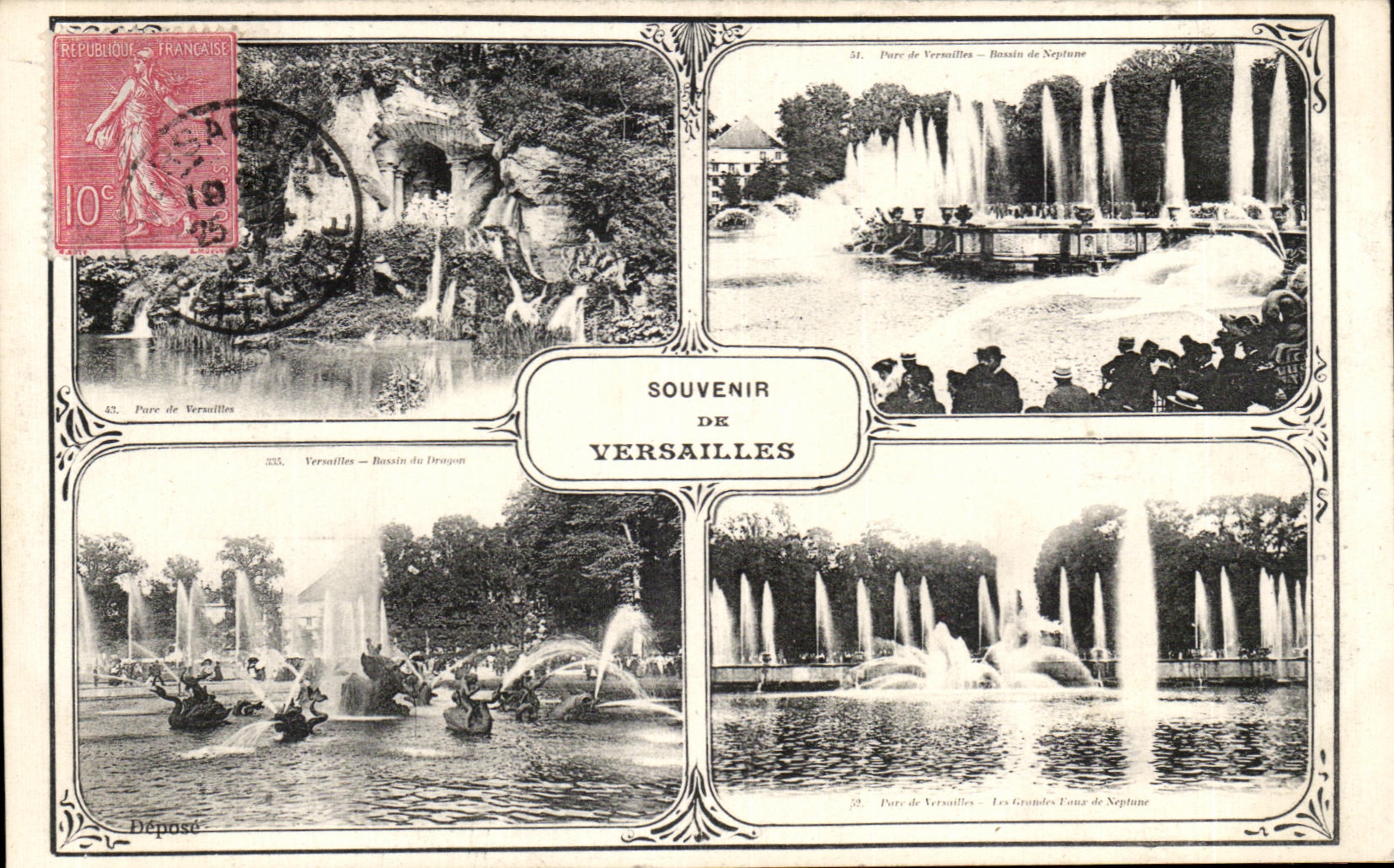 CPA Souvenir De Versailles