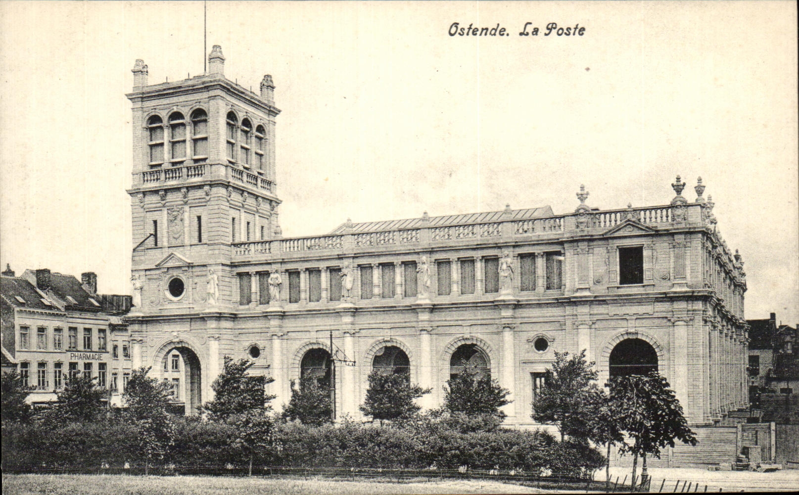 CPA Ostende La Poste
