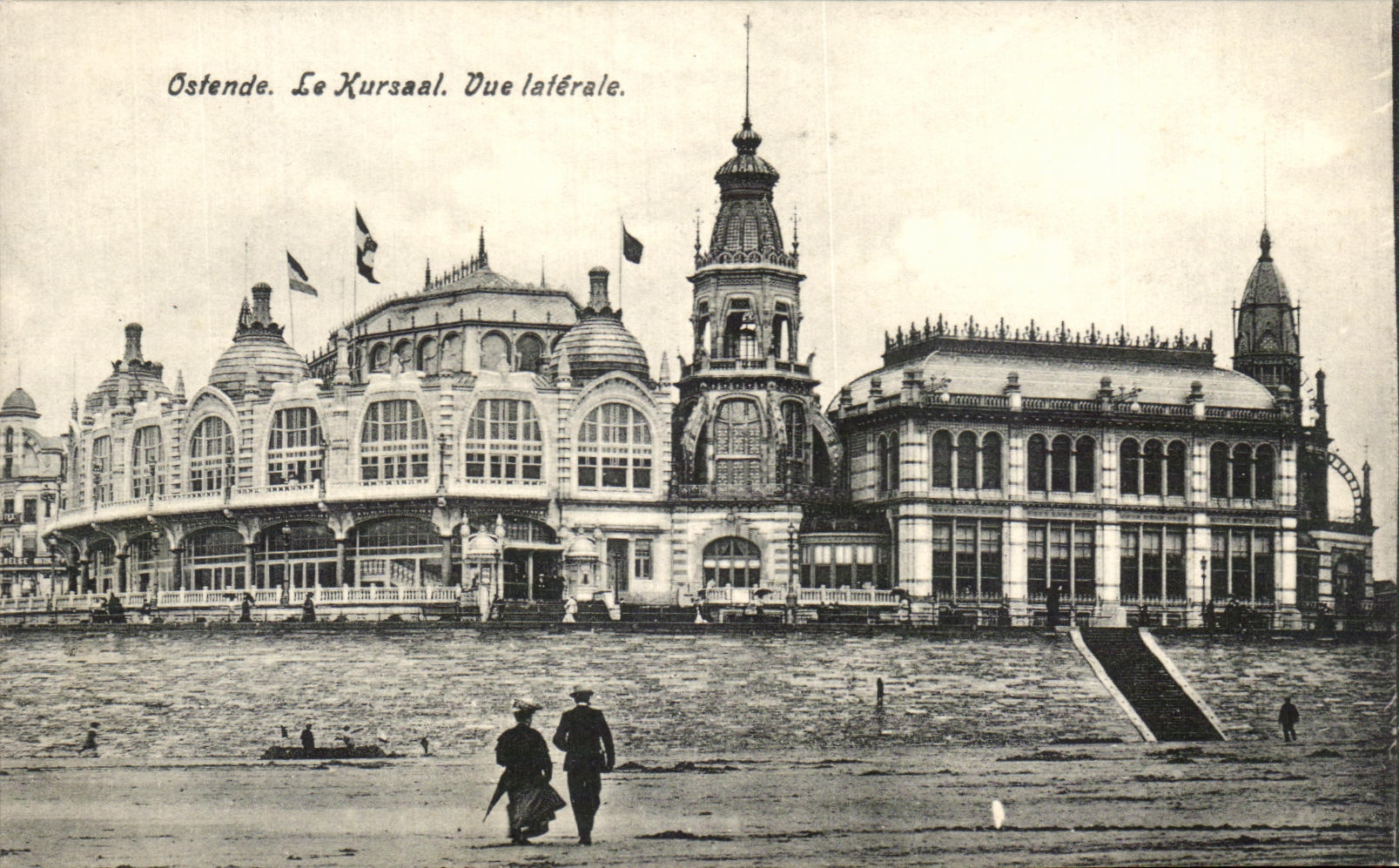 CPA Ostende Le Kursaal Vue Laterale