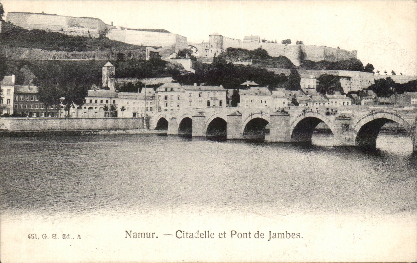 CPA Namur La Citadelle et Pont de Jambes