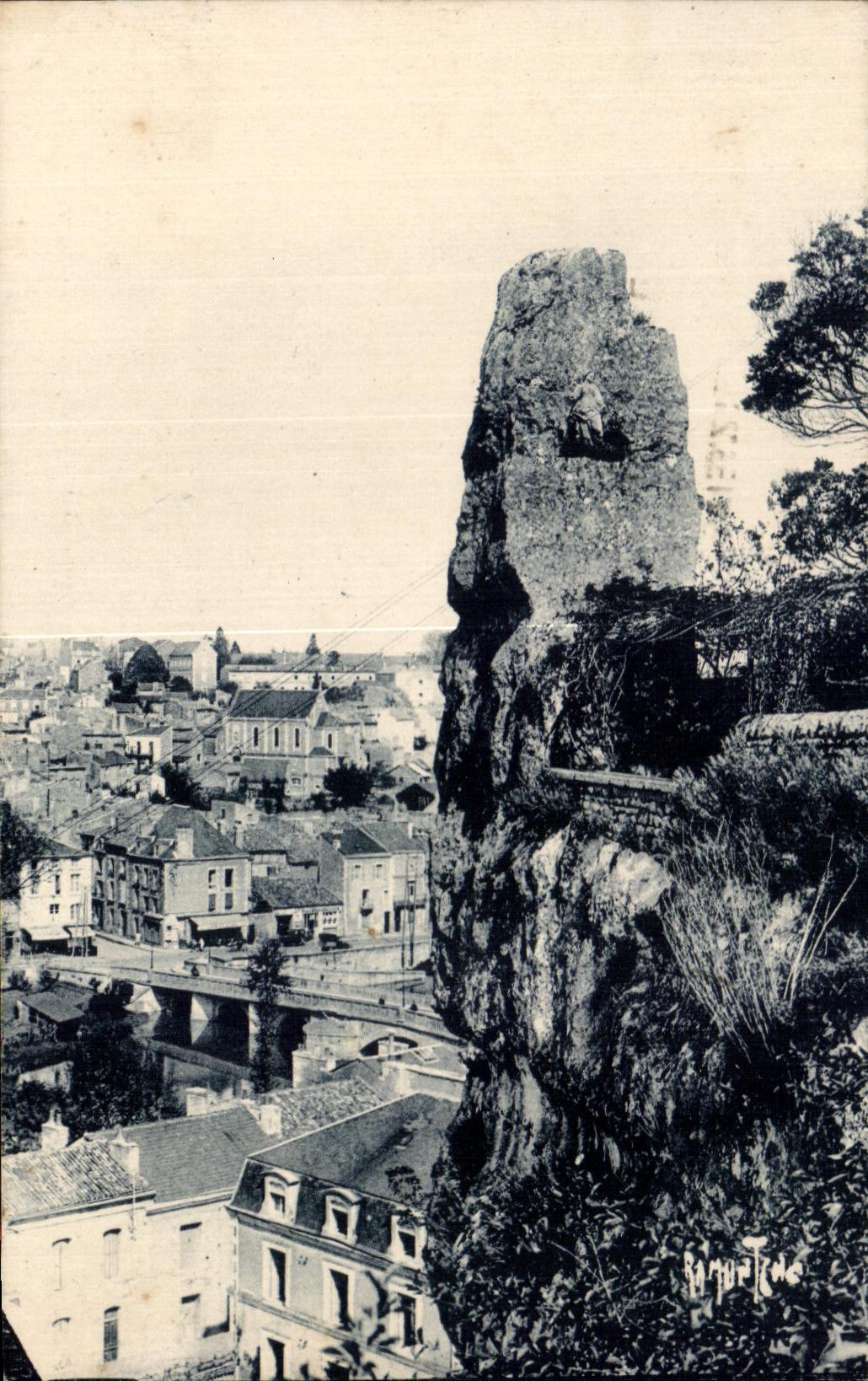 CPA Poitiers Rocher de Coligny
