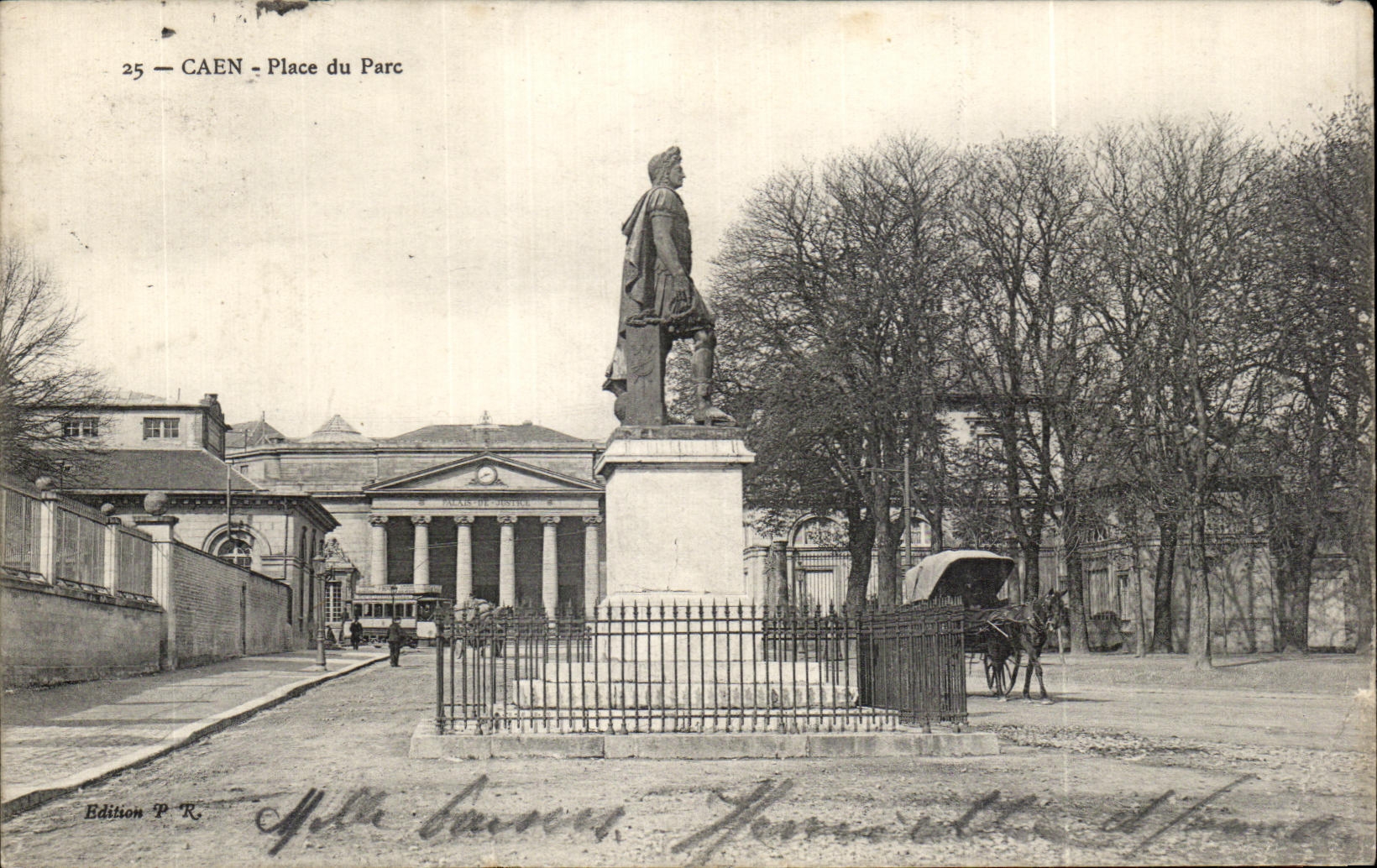 CPA Caen La Place de Parc