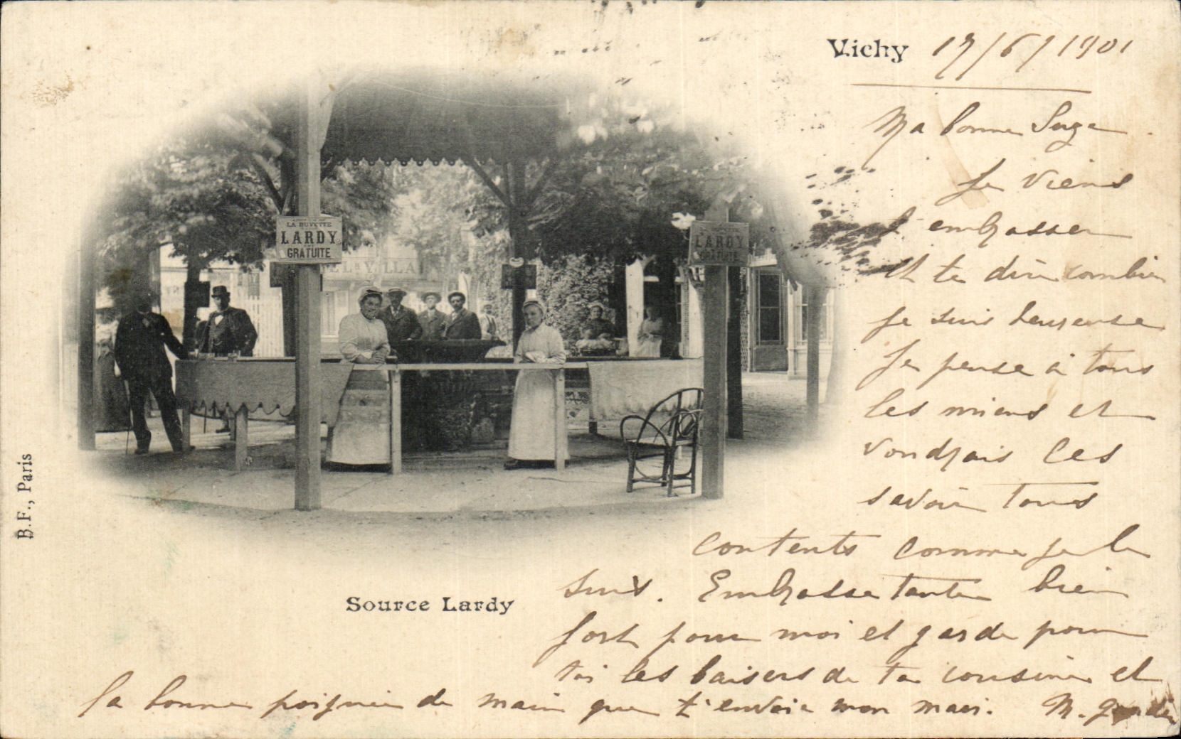 CPA Source Lardy Vichy
