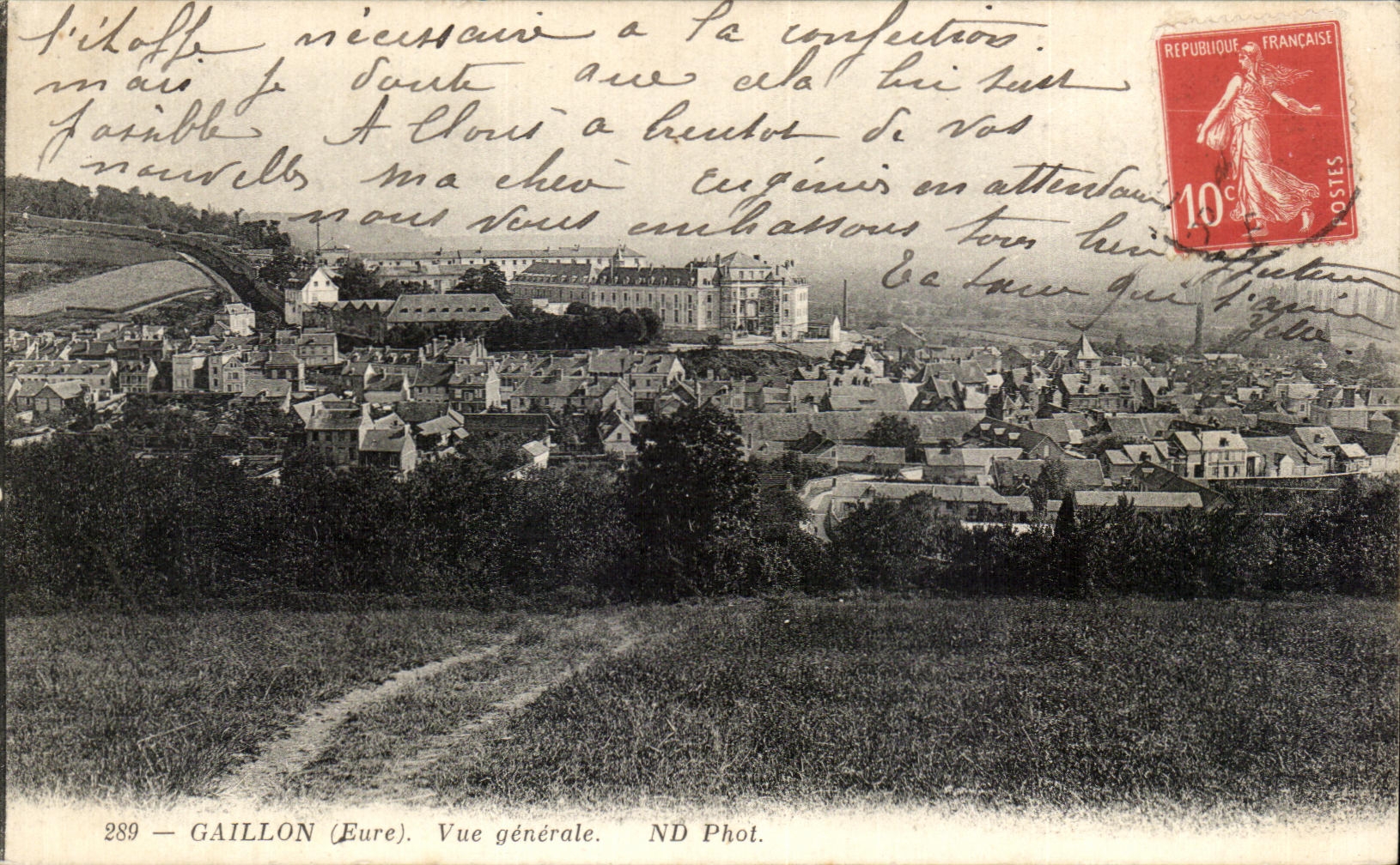 CPA Gaillon Vue Generale