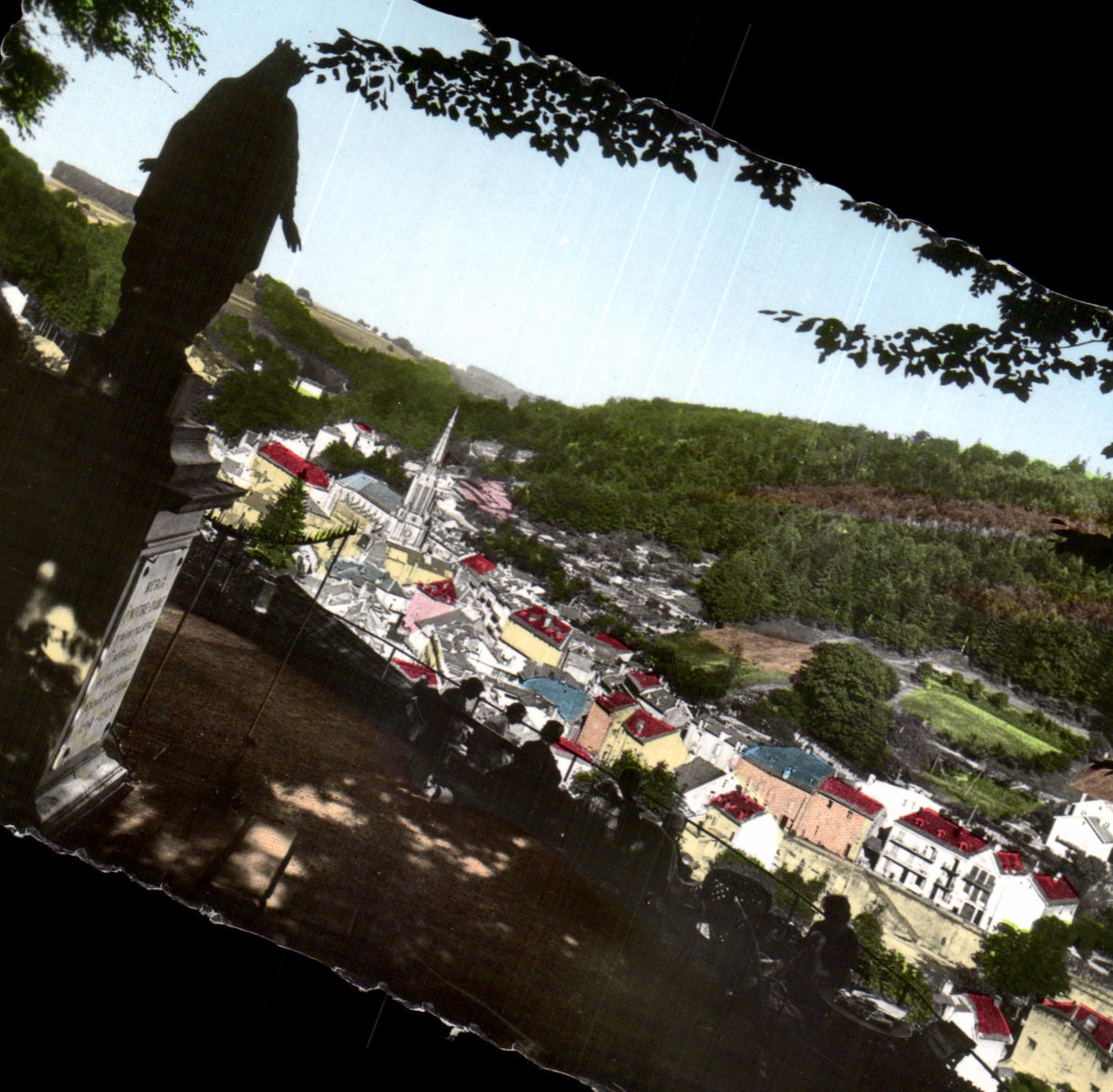 CPA Plombieres Les Bains Vue generale Prise de la Terrasse de la Vierge