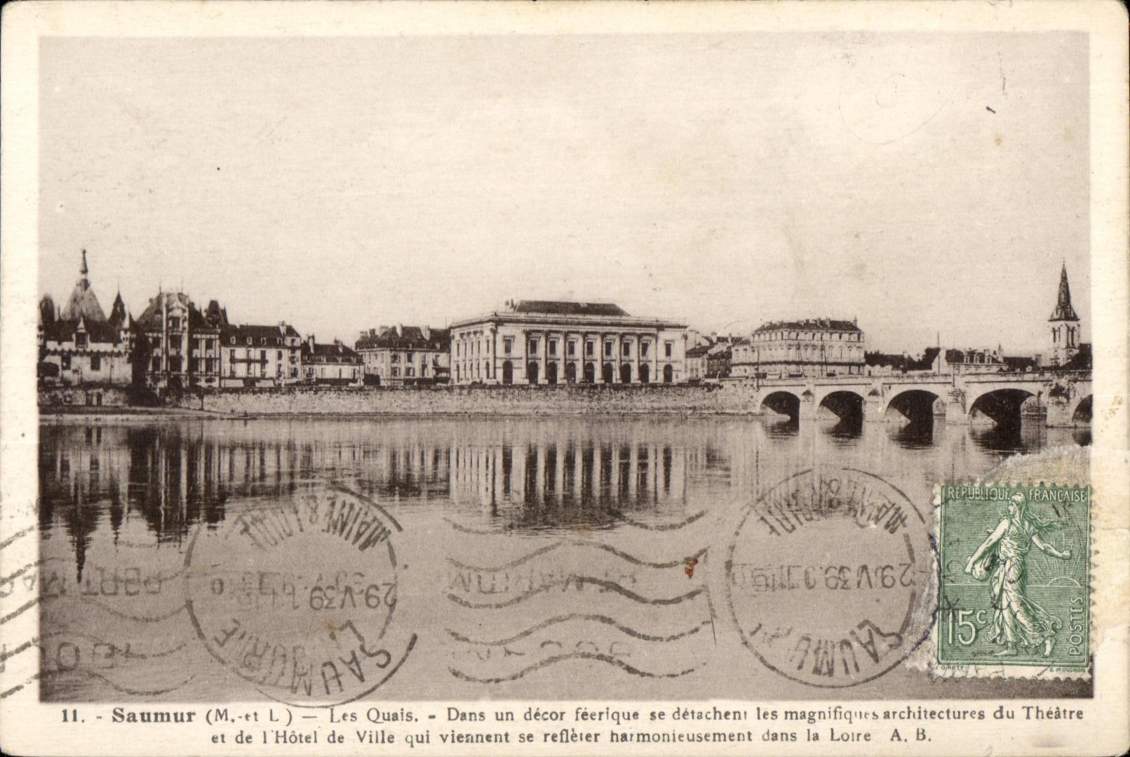 CPA Saumur Les Quais 