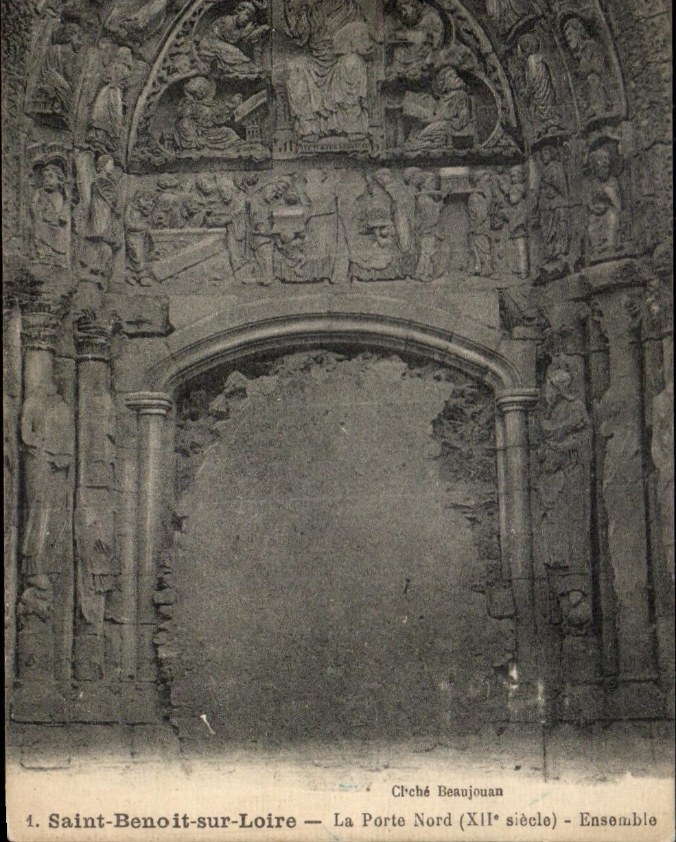 CPA Saint Benoit on the Loire the Northern Gate Unit