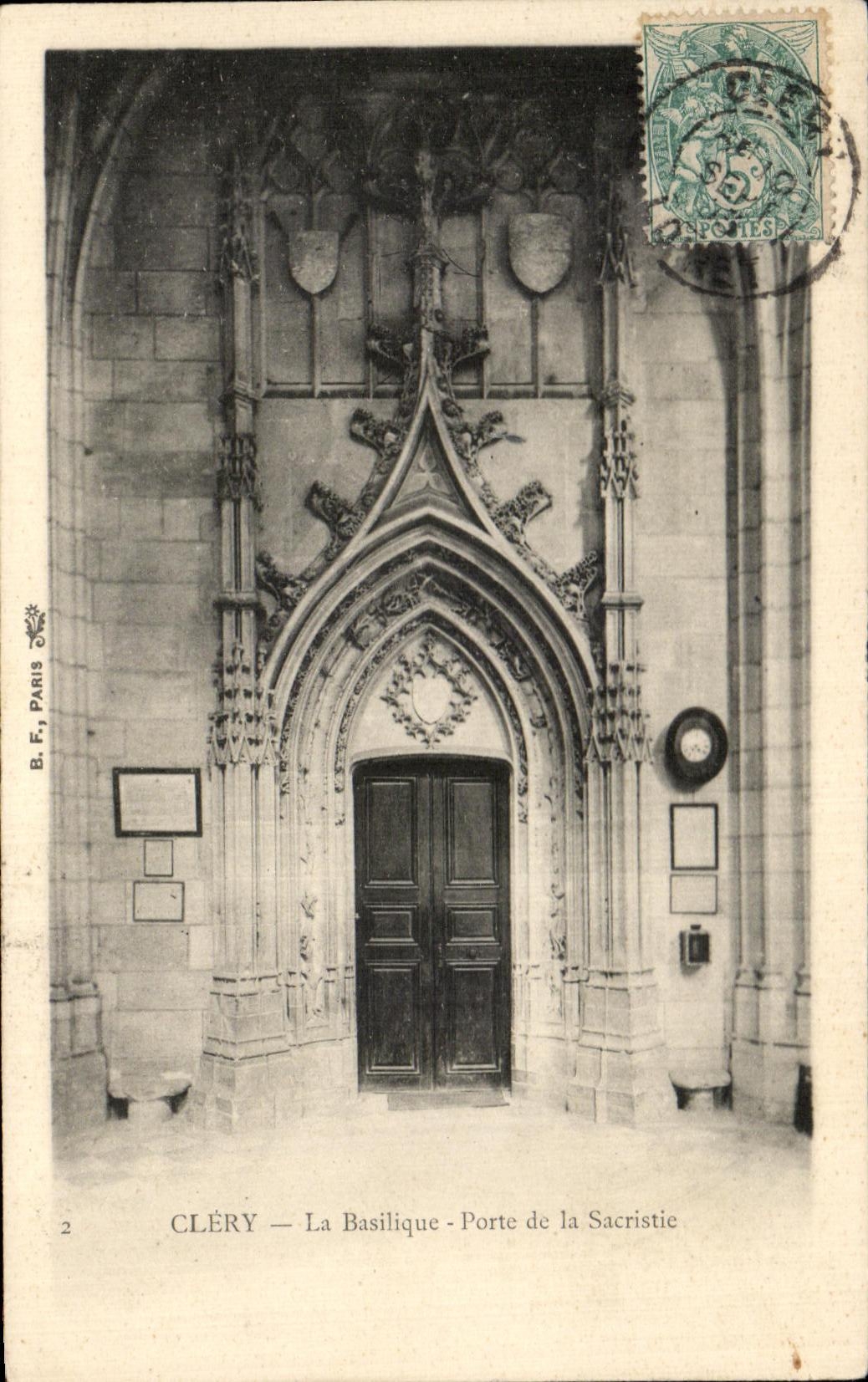 CPA Clery the Basilica Gate of the Sacristy