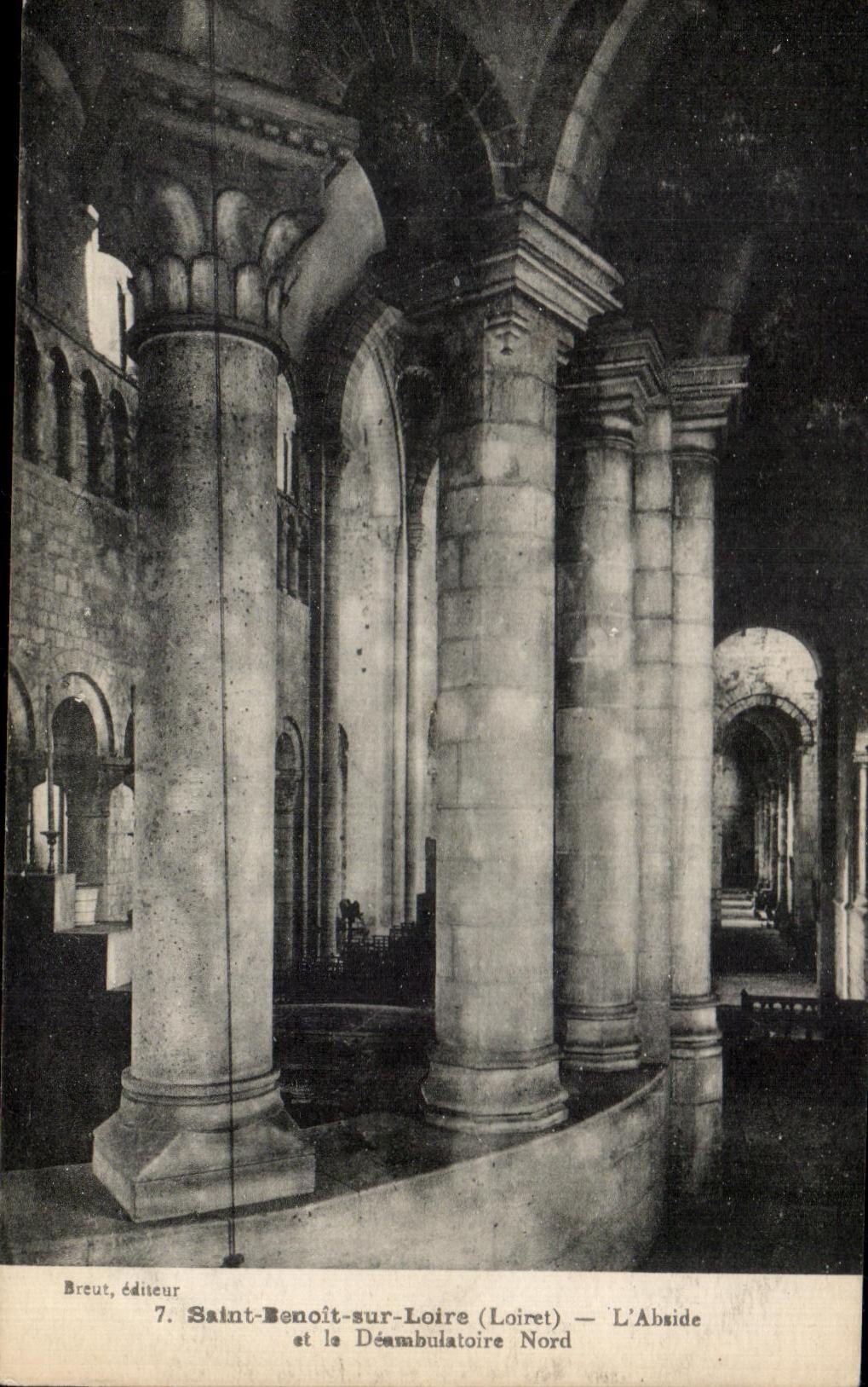 CPA Saint Benoit on the Loire Apse and Northern Deambulatoire