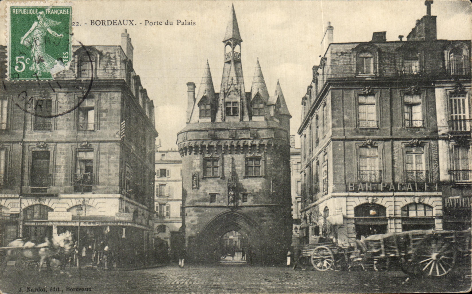 CPA Bordeaux Gate of the Palate Coaches