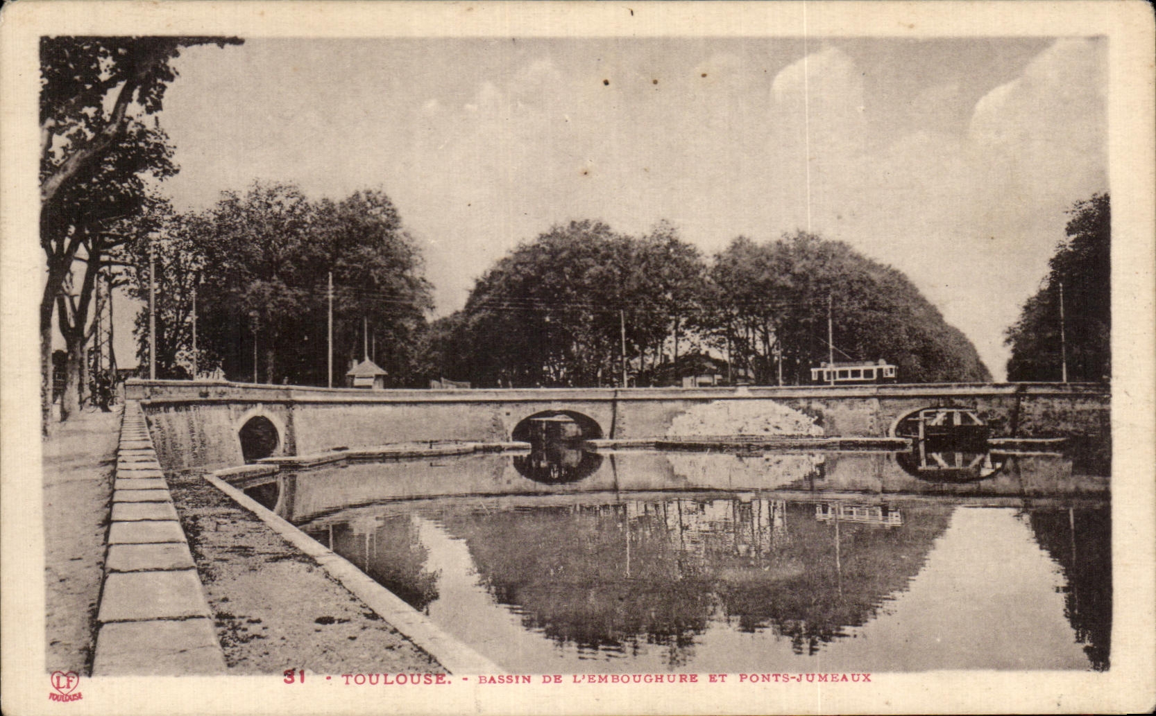 Lavabo de CPA Toulouse de Emboughure gemelo y de Ponts