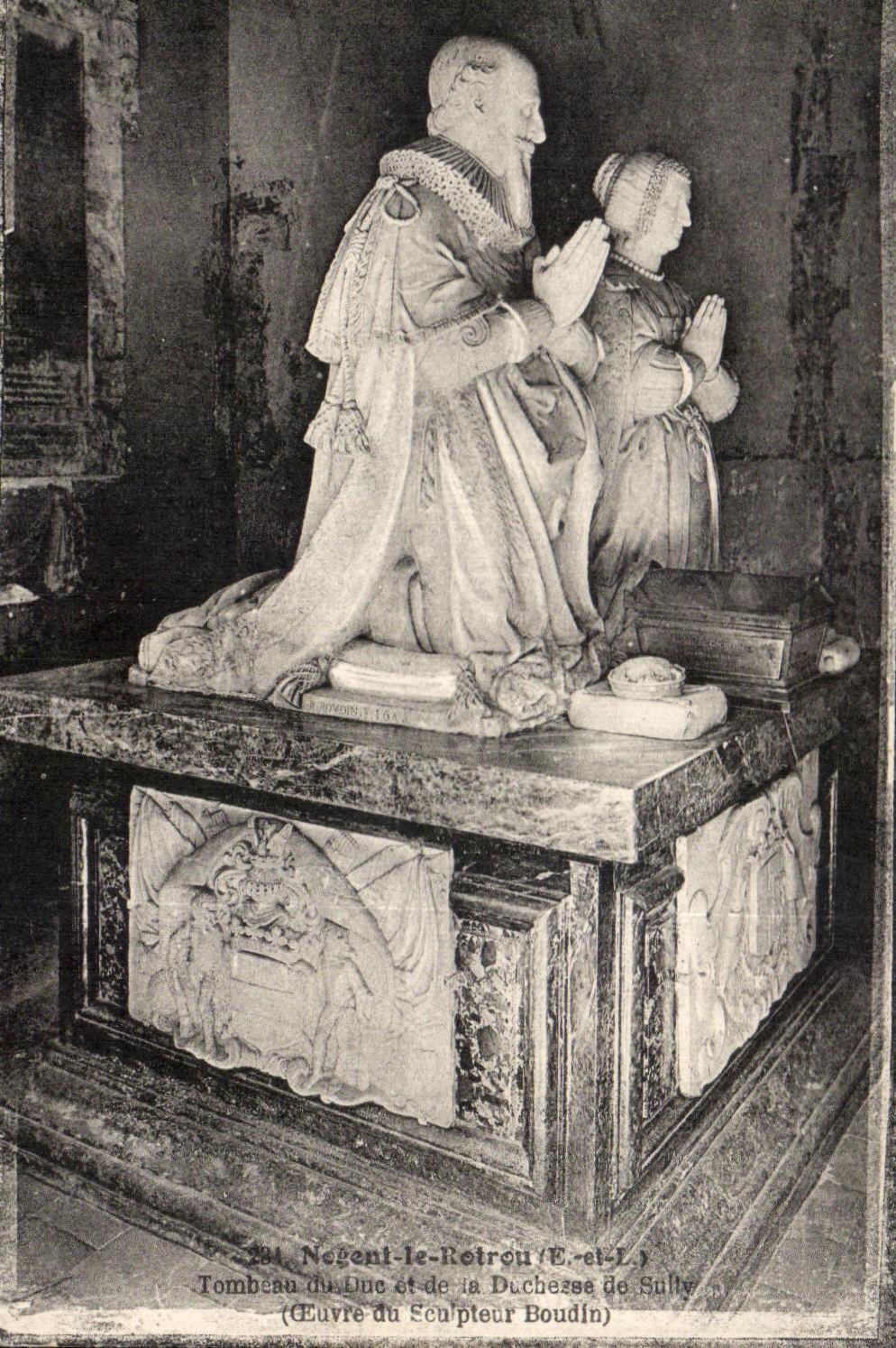 CPA Nogent Rotrou Sully Tomb