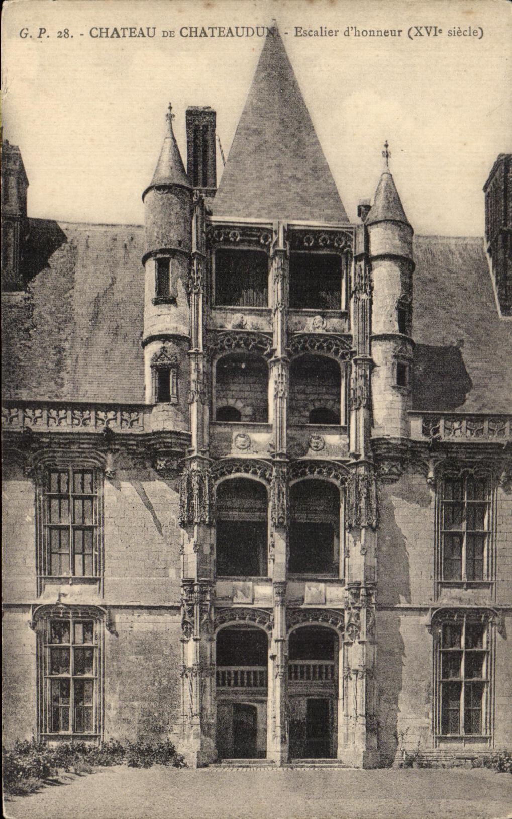 CPA Chateaudun Escalier du chateau 