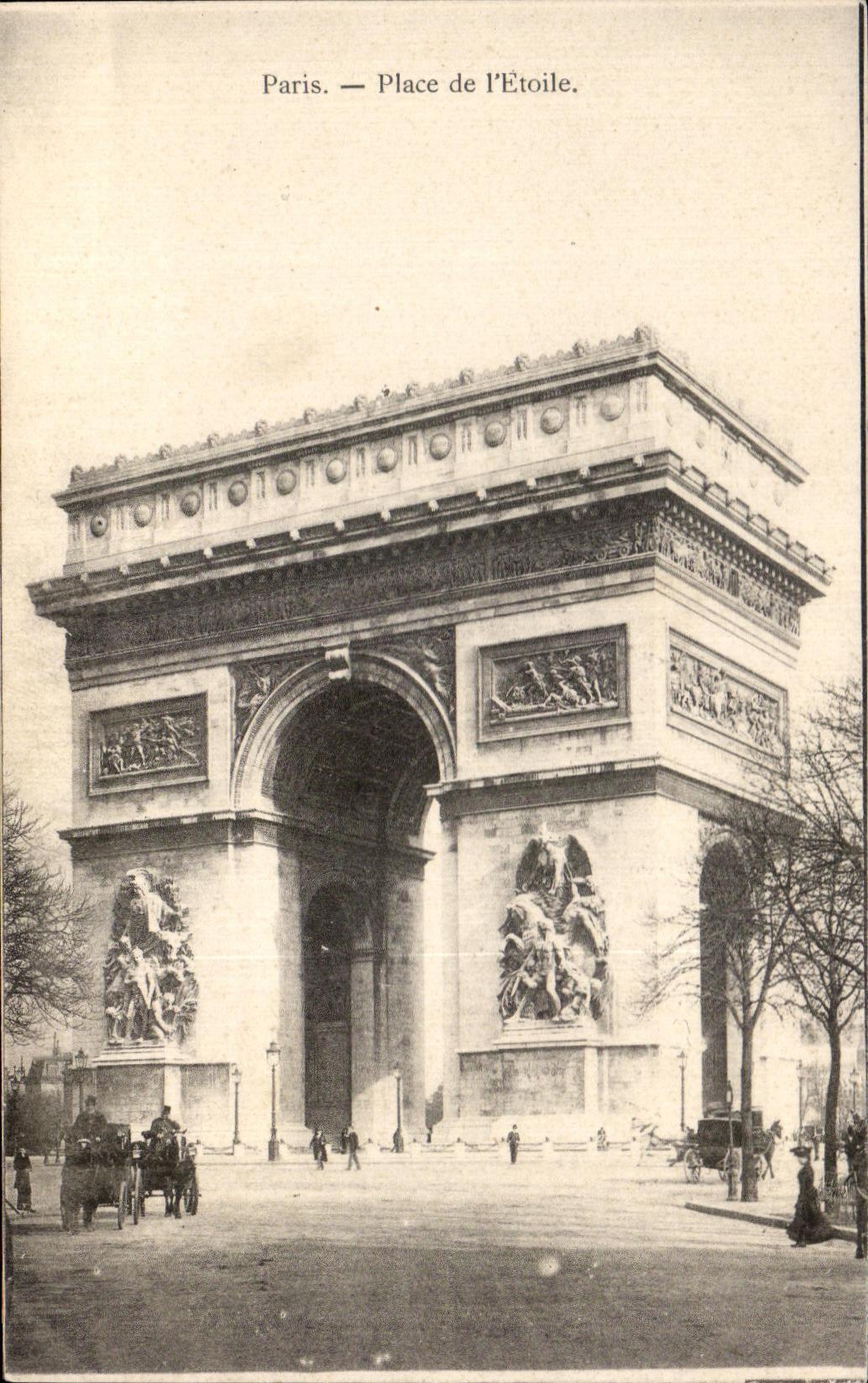 Lugares de CPA Paris de I Etoile Arc De Triomphe