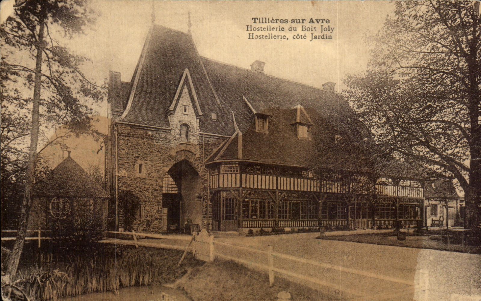 CPA Tilleres on Avre Hostellerie of Wood Jolly Hostellerie dimensions Jardin
