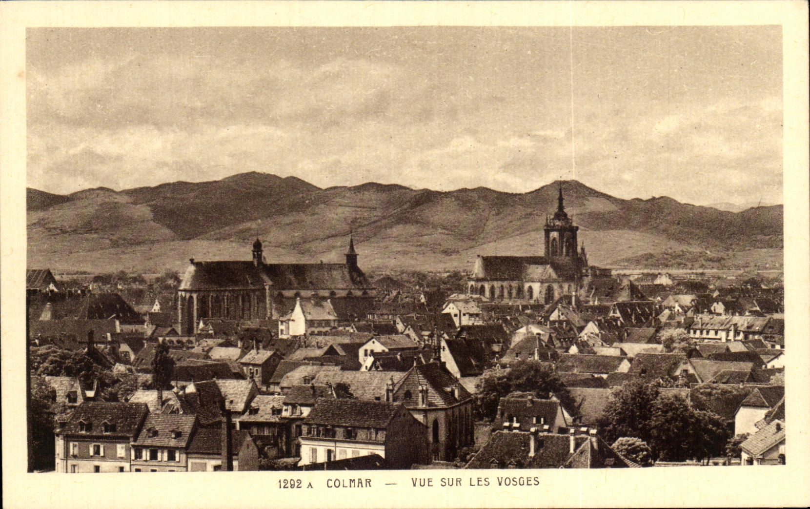 CPA Colmar visto en los Vosges