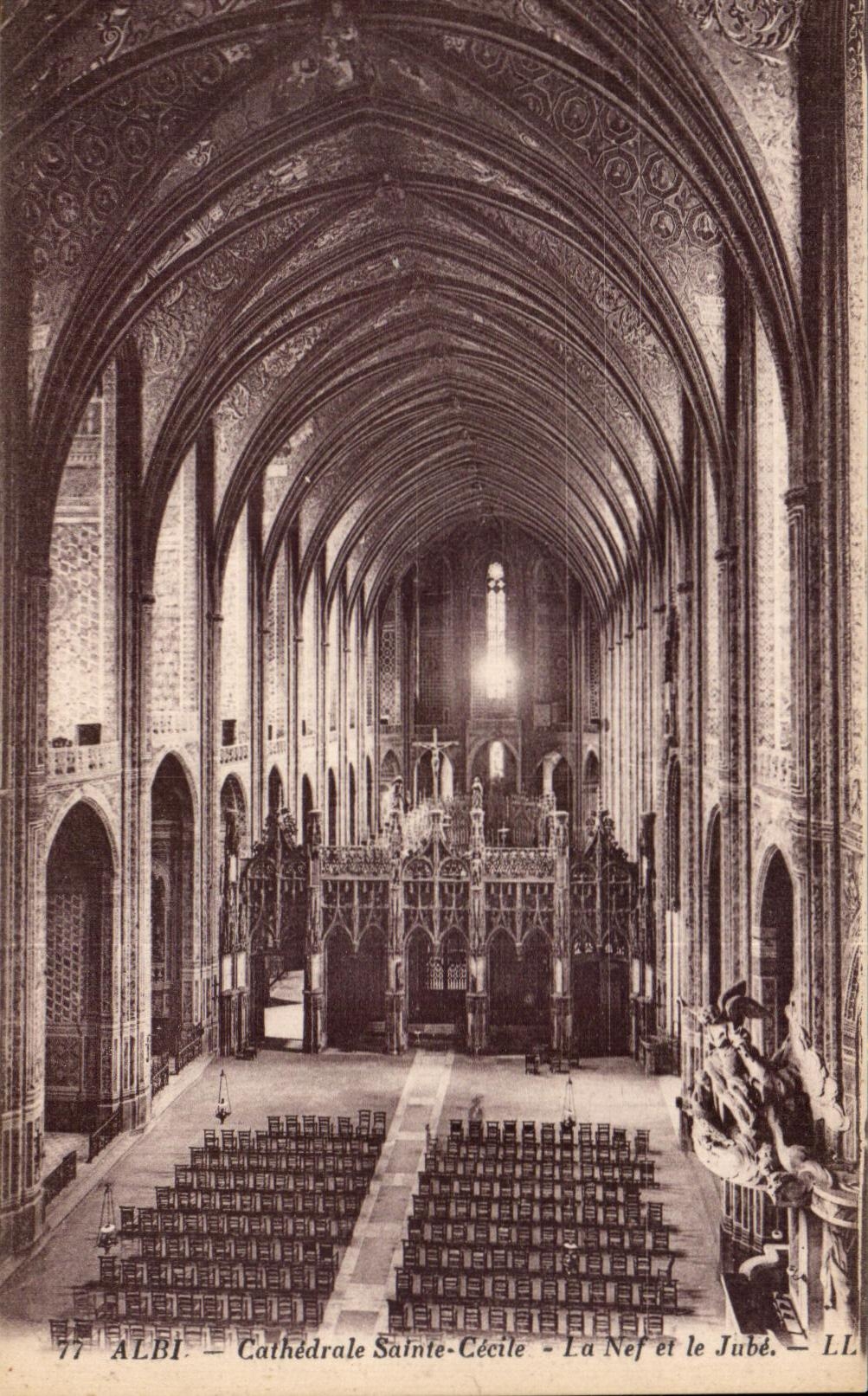 Catedral Sainte Cecile de CPA Albi el cubo y el Jube