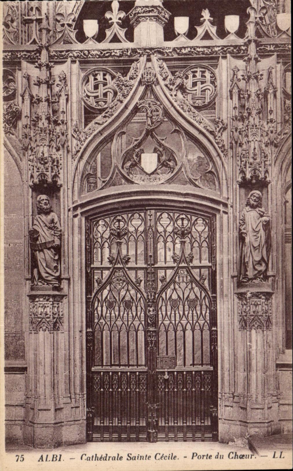 Catedral Sainte Cecile Porte de CPA Albi del estribillo