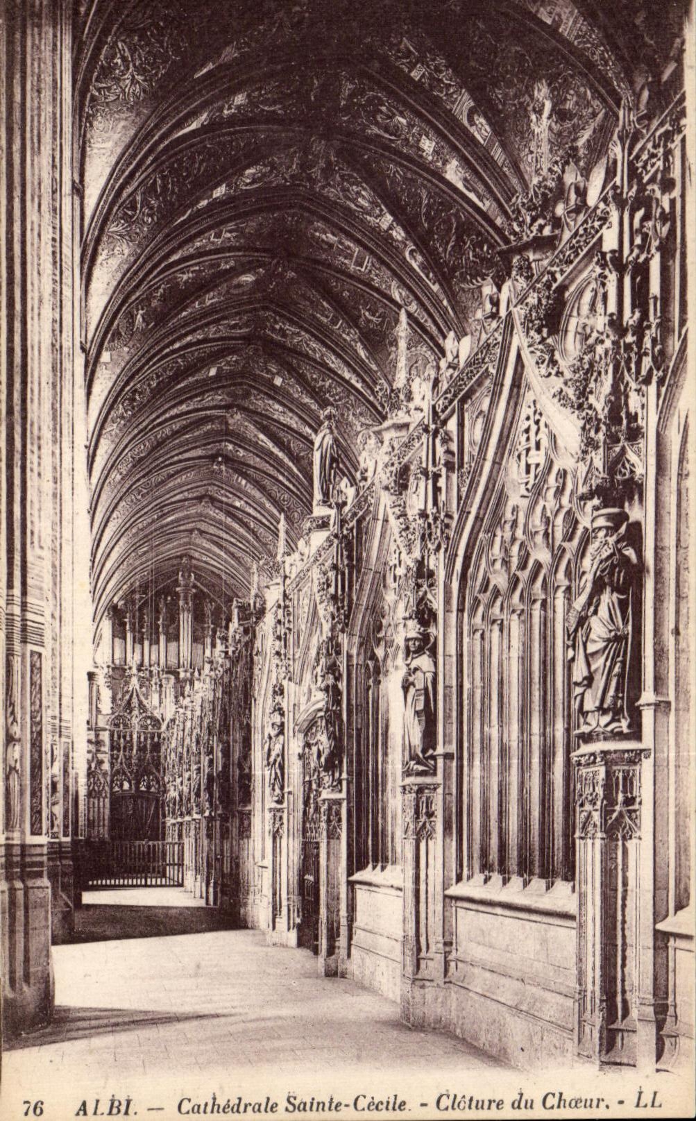 Estribillo del Cloture de Sainte Cecile de la catedral de CPA Albi