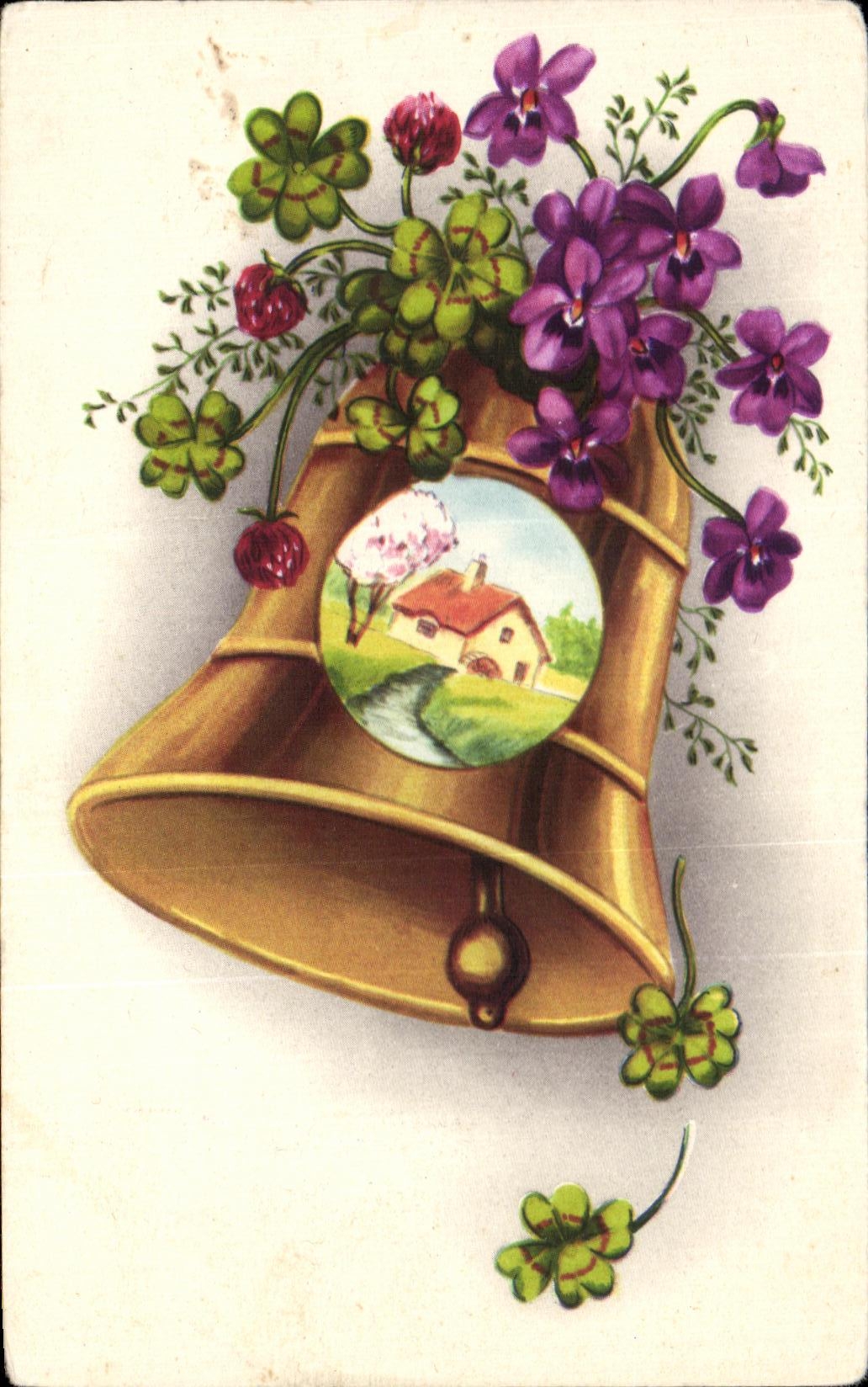 Flores hermosas de Cloch de la fantasia de CPA