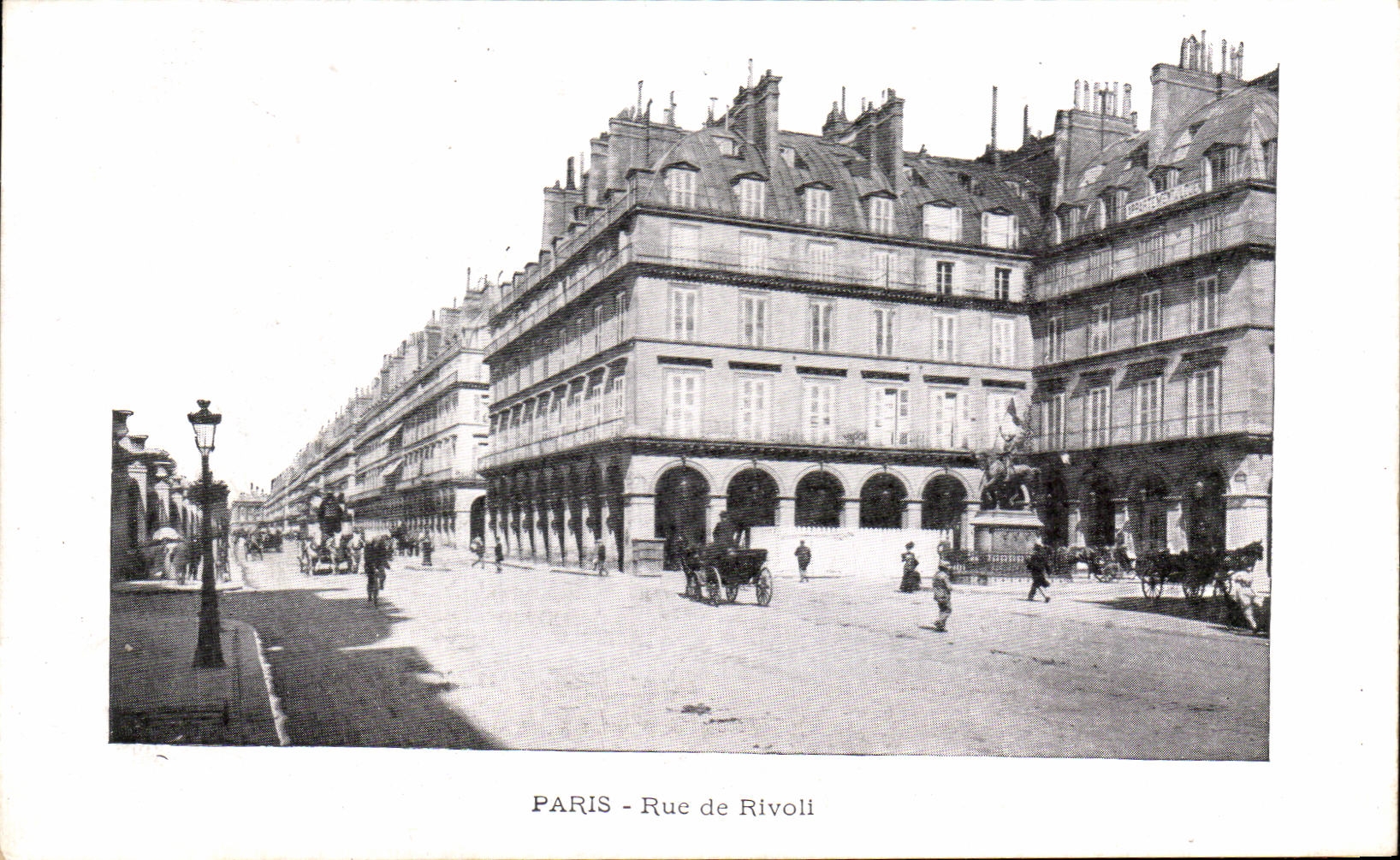 CPA Paris Street of Rivoll