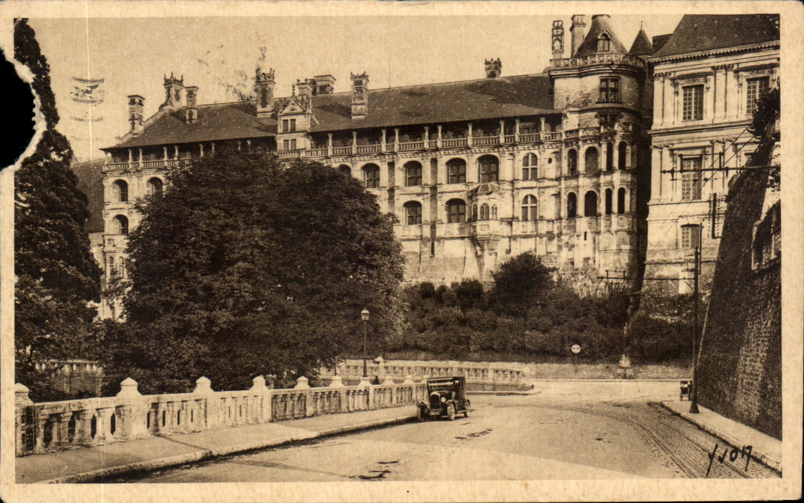 CPA Blois Le Chateau Facade Francois l er