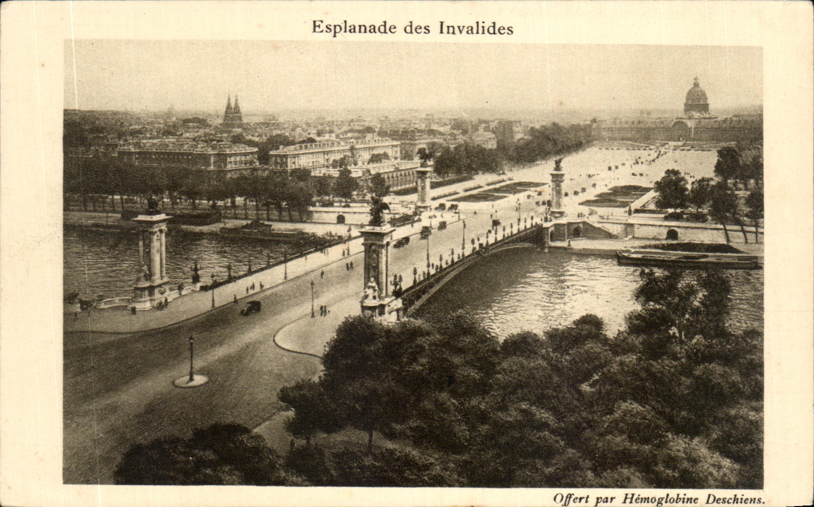 CPA Esplanade des Invalides Paris