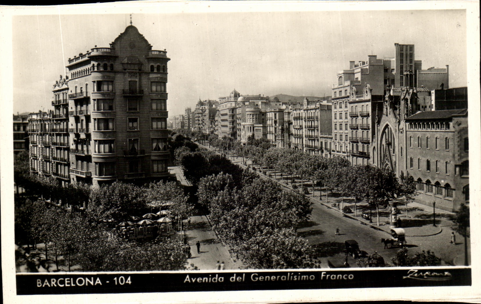 CPA Barcelona Avenida del Generalisimo Free