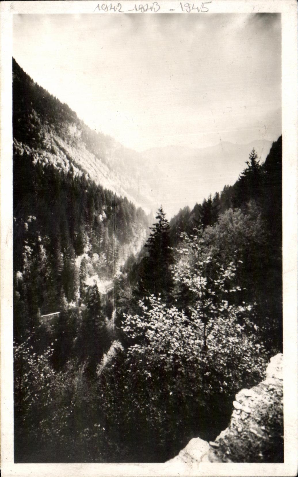 CPA pretty corners of Savoy the Resting place Seen on Corges of Foron