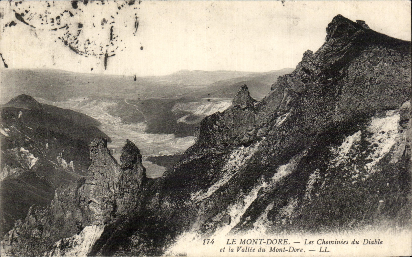 CPA the mount gilds the chimneys of the devil and the valley of the mount gilds