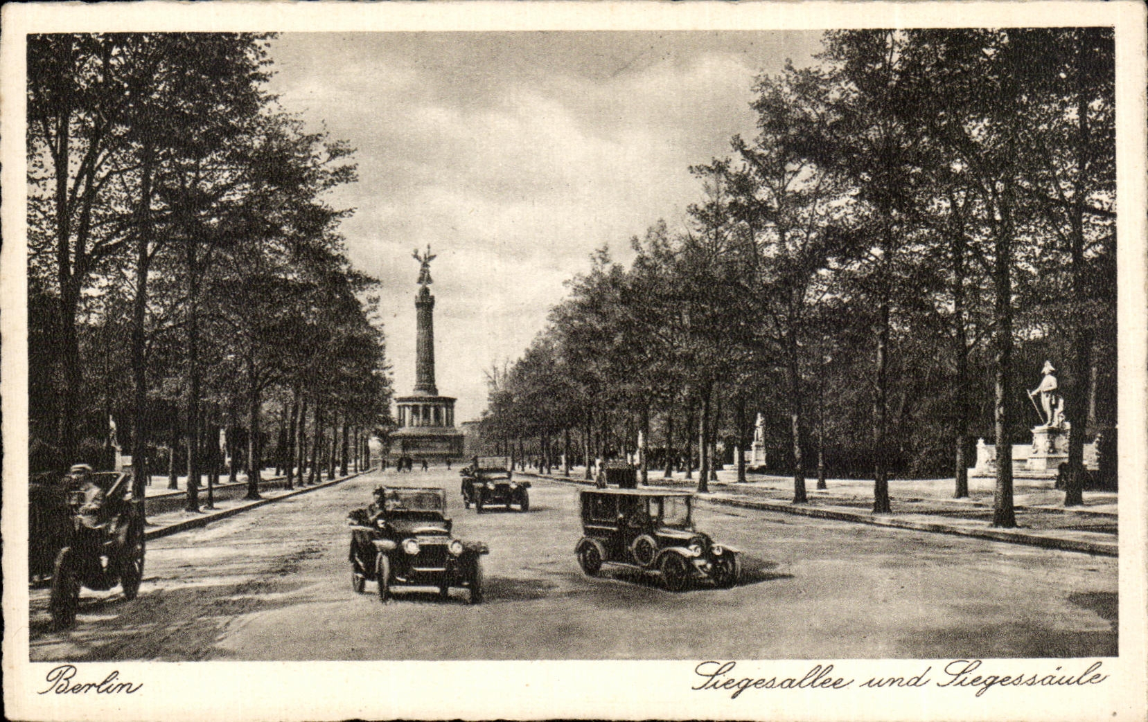 CPA Berlin Siegesallee and Siegessaule