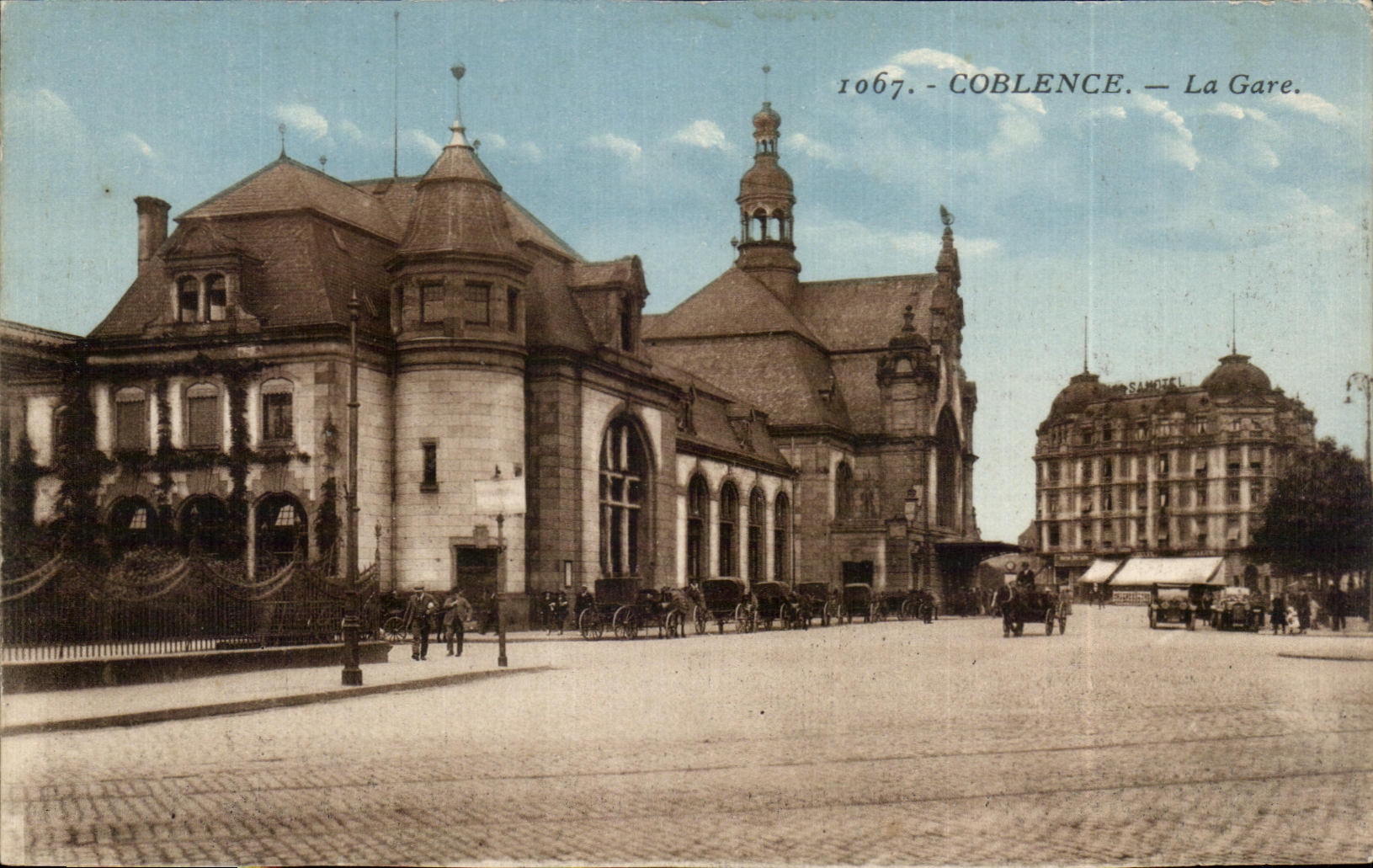 CPA Coblence La Gare