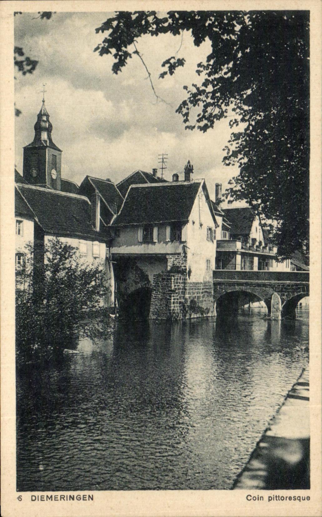 CPA Picturesque Diemeringen Corner