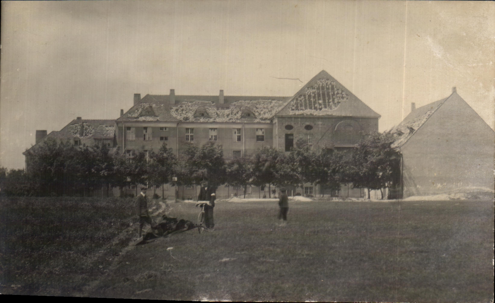 Edificios destruidos foto verdadera