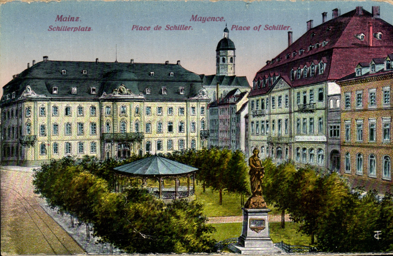 Lugares de CPA Maguncia Schillerplate de Schiller