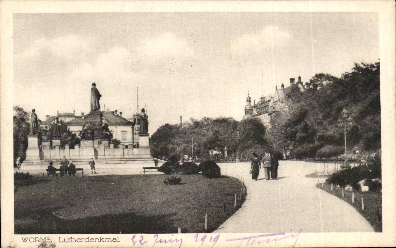 CPA Worms Lutherdenkmal