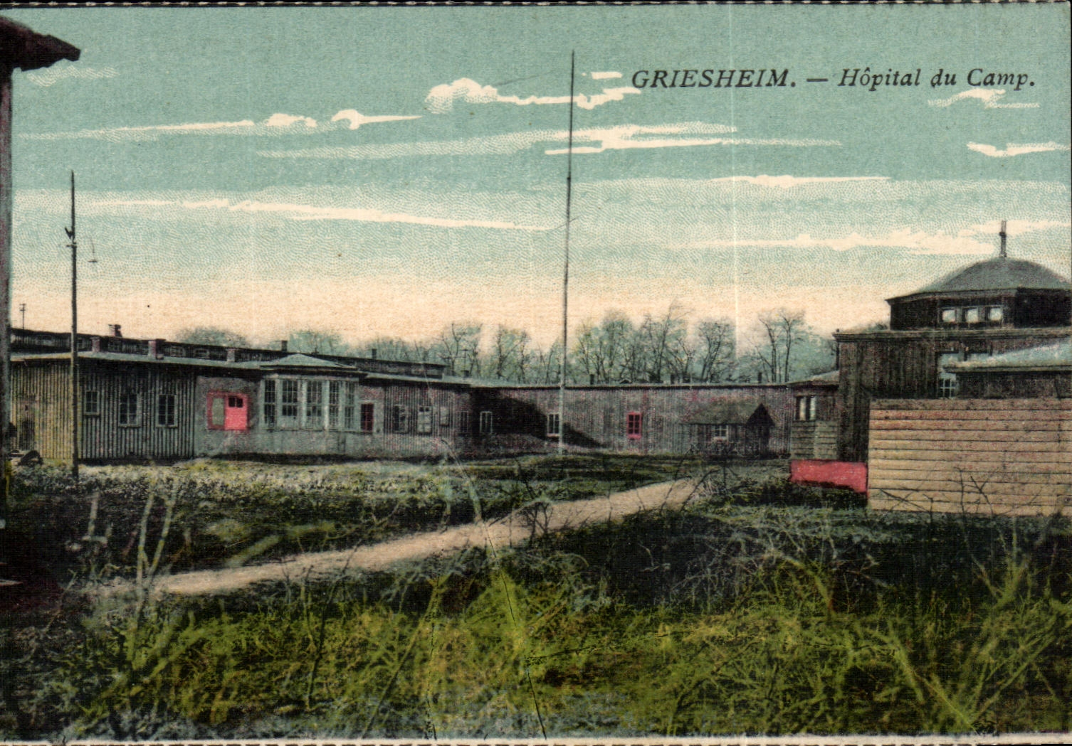 CPA Griesheim Hopital Du Camp Militaria