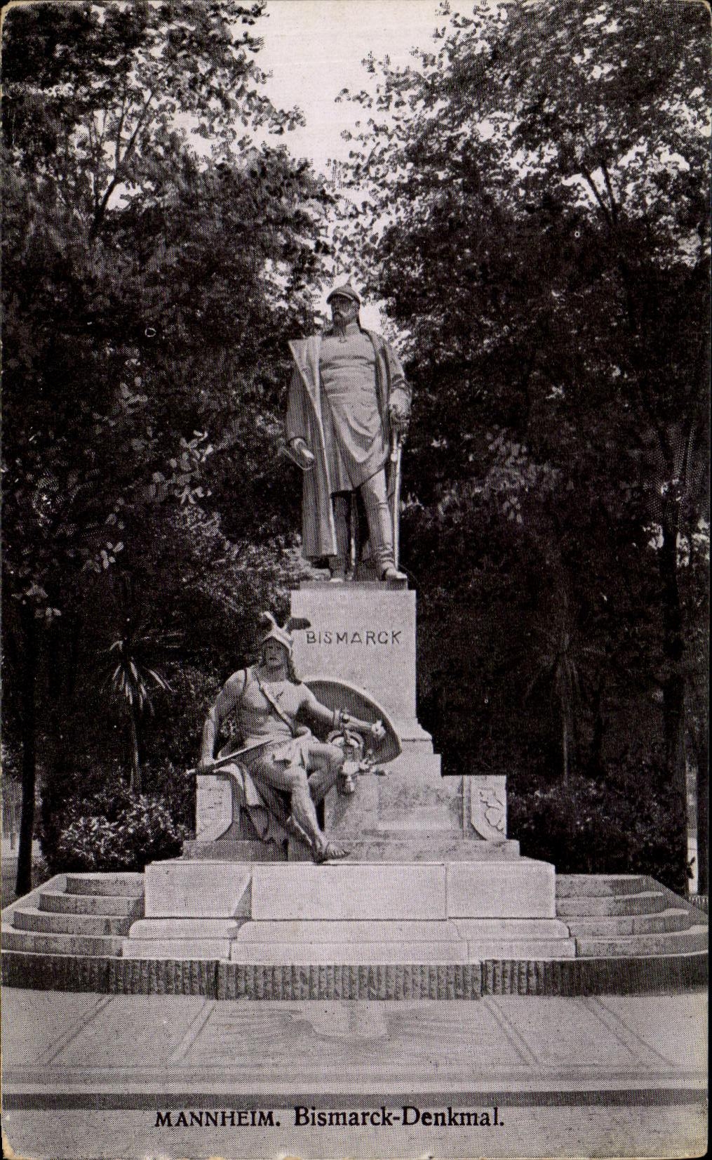CPA Mannheim Bismarch Denkmal