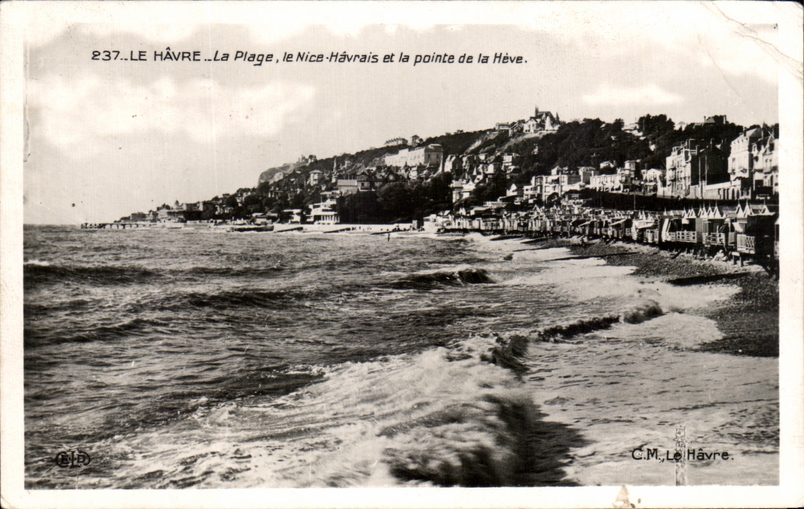CPA La Havre La Plage Le Nice Havrais Et La Pointe De La Heve 