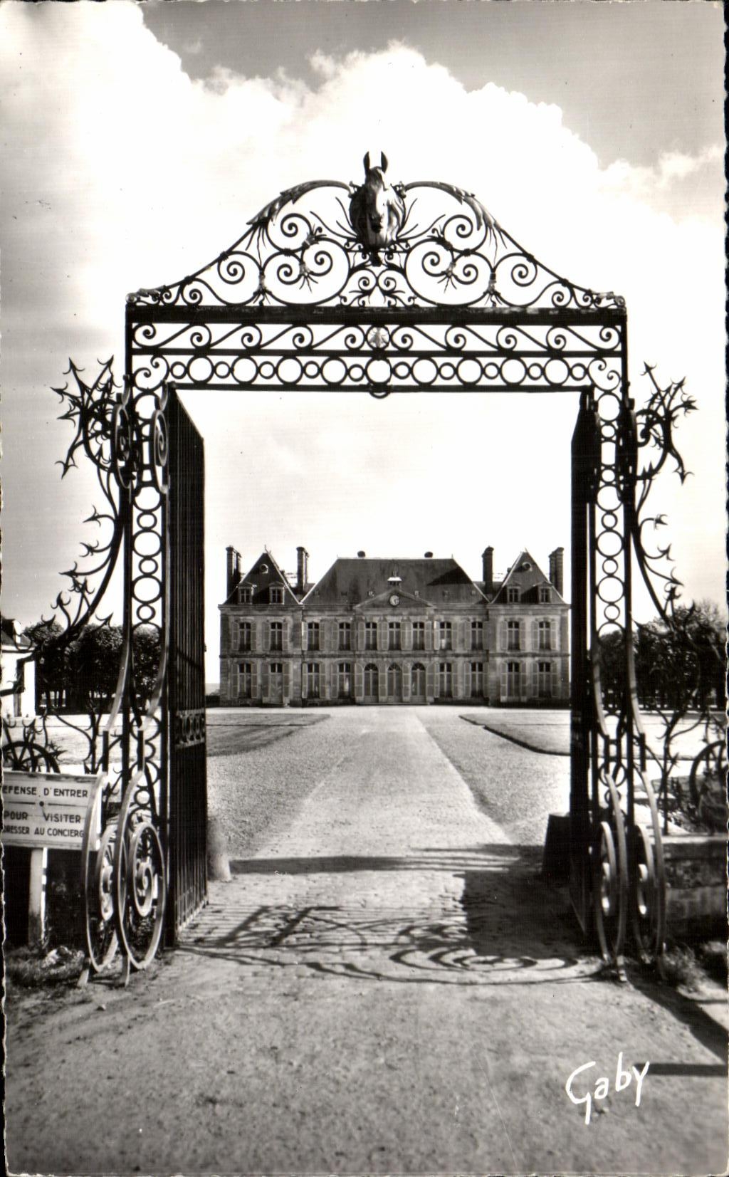 CPA Le Haras Du Pin La Grille d'Honneur