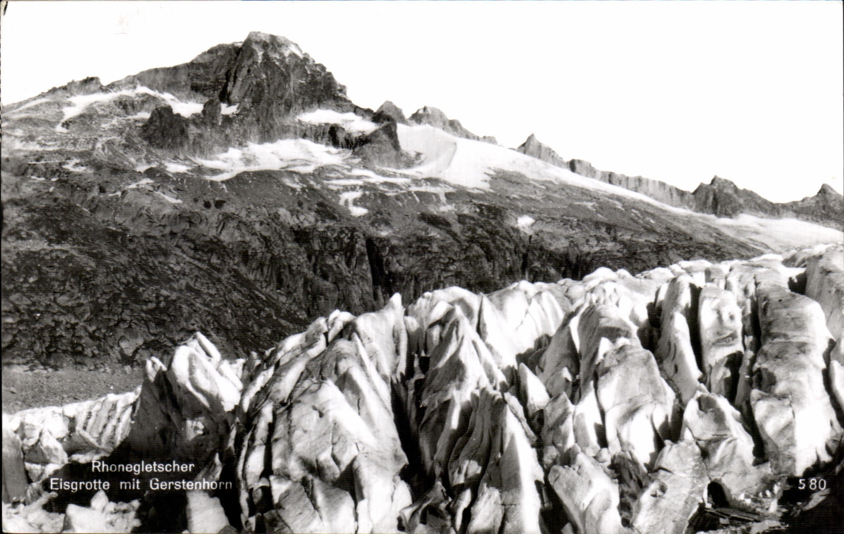 CPA Rhonegletscher Elsgrotte Mit Gerstenhorn