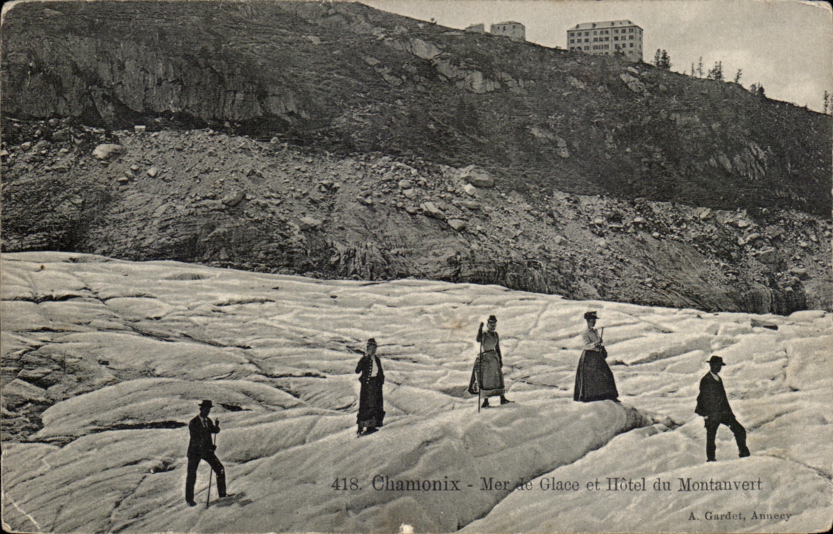 CPA Chamonix Mer de Glace et Hotel du Montanvert 