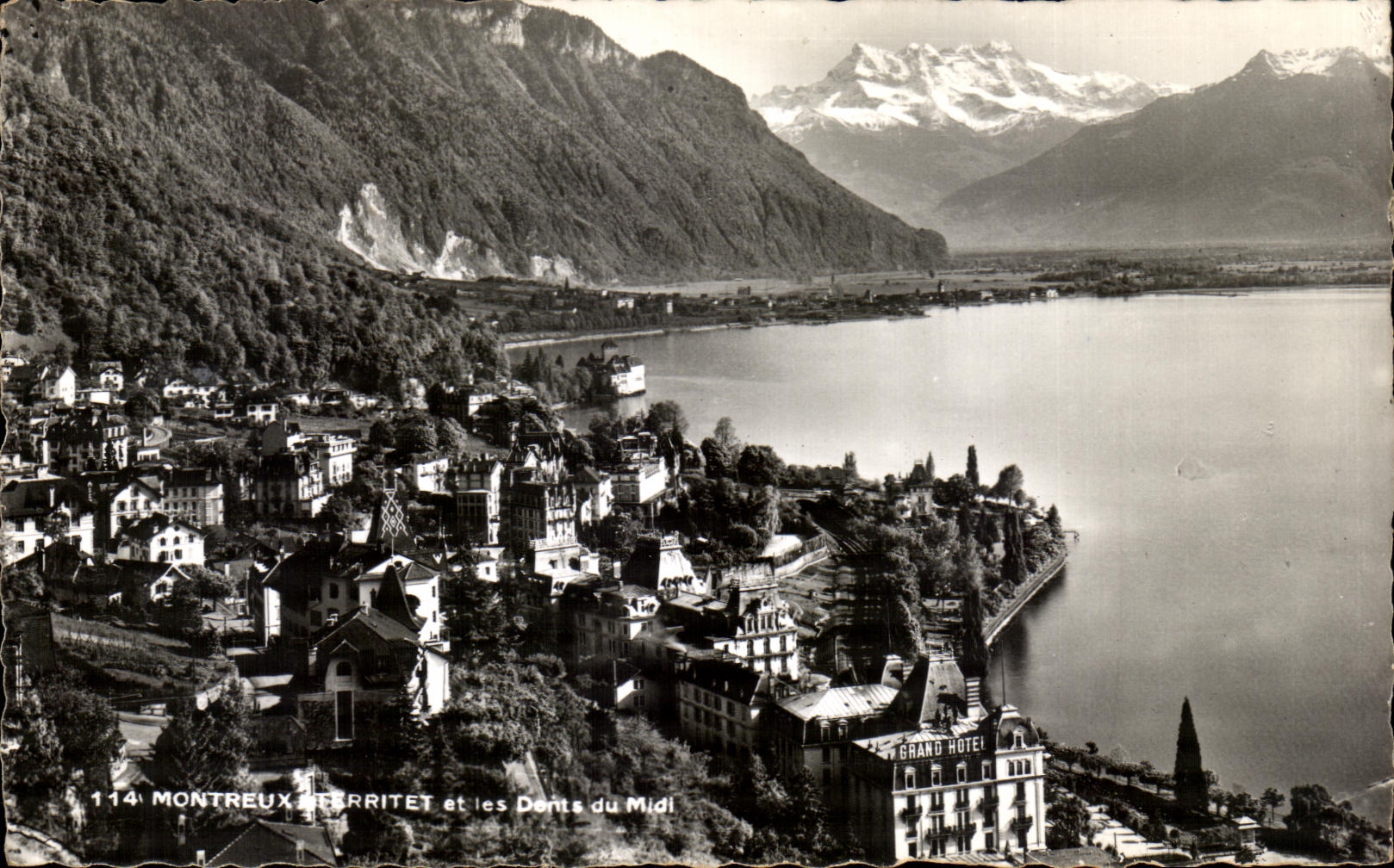 CPA Montreux Et Les Denits du Midi
