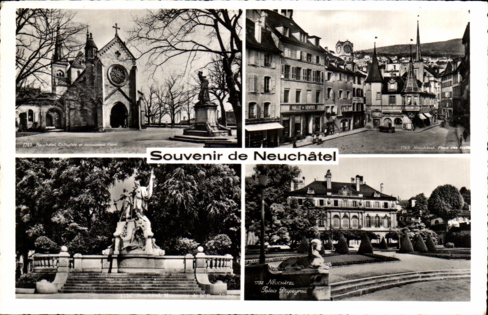 CPA Souvenir De Neuchatel