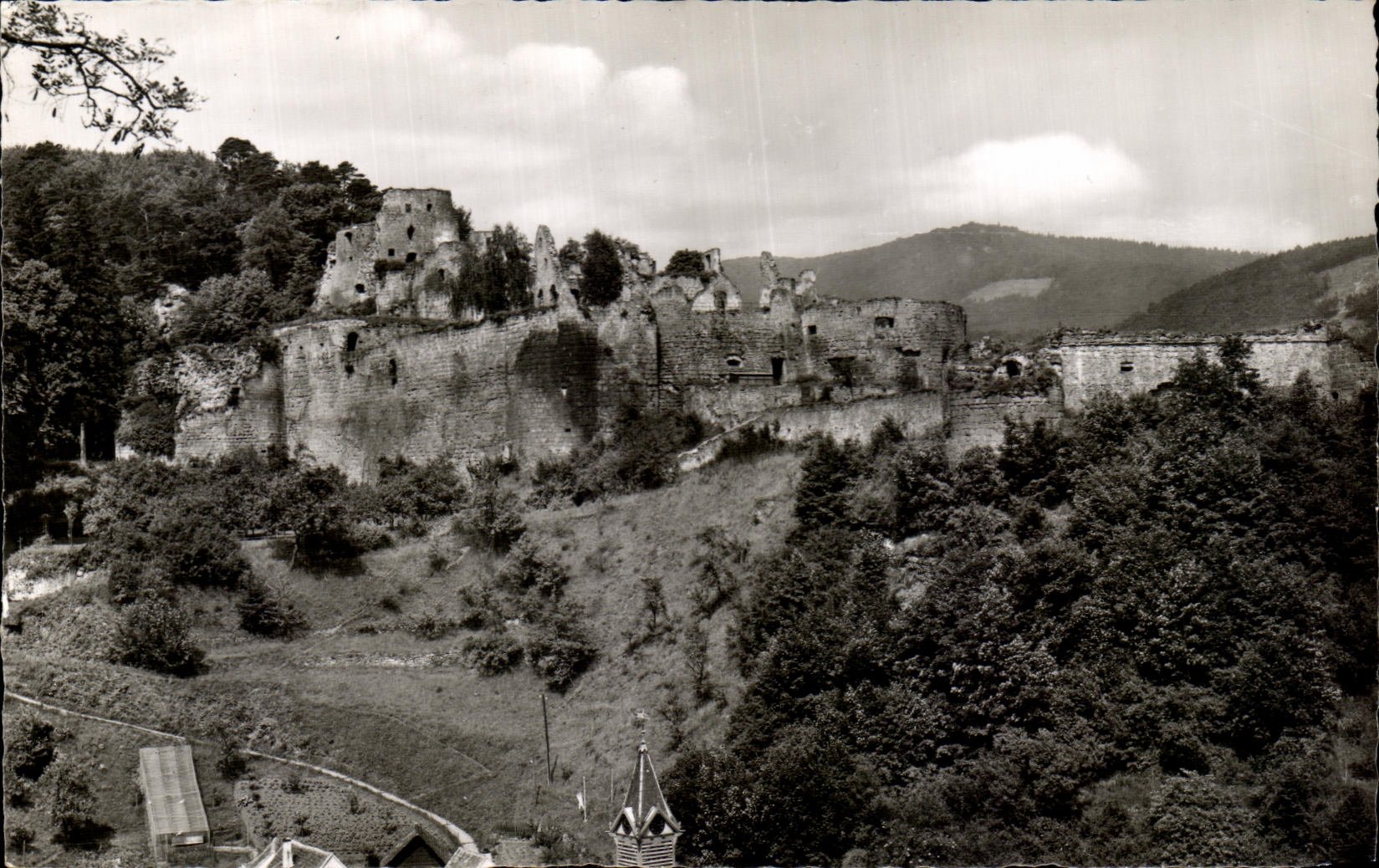 CPA Ruine Hardenburg Bei Bad Durkhein Pfalz