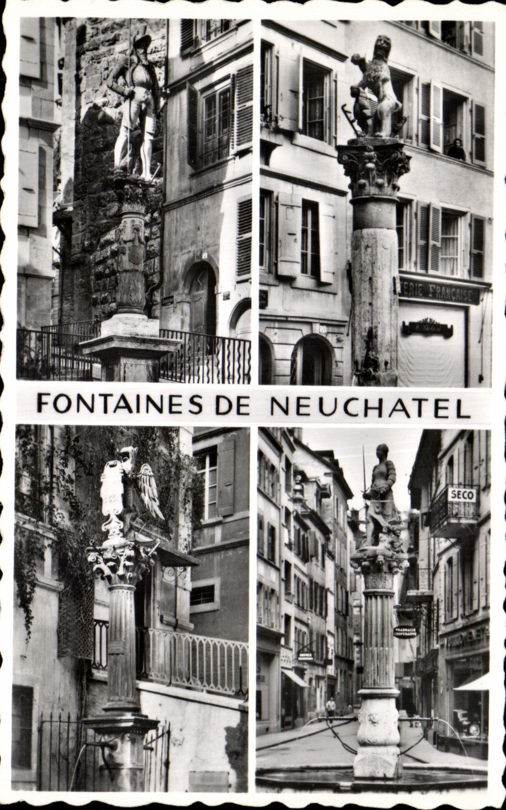 CPA Fontaines De Neuchatel